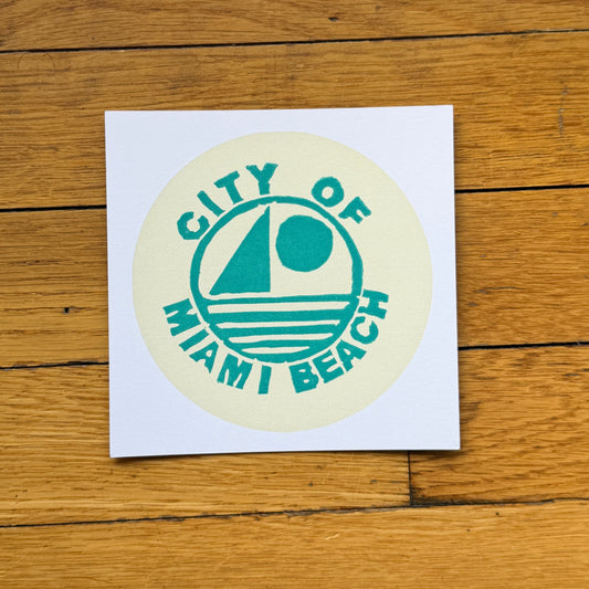 MIAMI BEACH PRINT