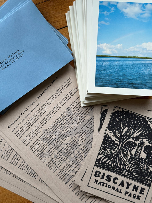 Biscayne Print Club : September Print