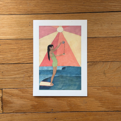 "Logging Off" Print
